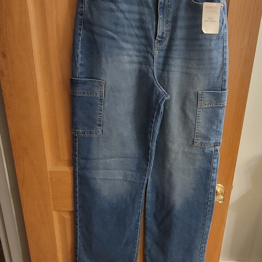 Women's Straight Leg Utility Jeans